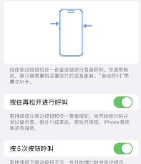 高坪苹果14维修站分享iPhone14如何使用SOS紧急联络